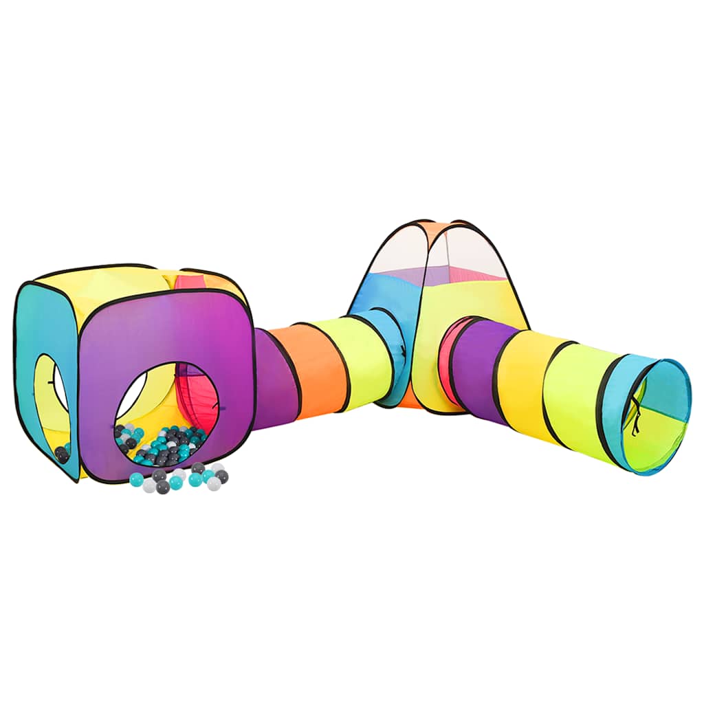 Spielzelt mit 250 Bällen für Kinder - Spielzelt 190x264x90 cm und 338x123x111 cm - Yekta