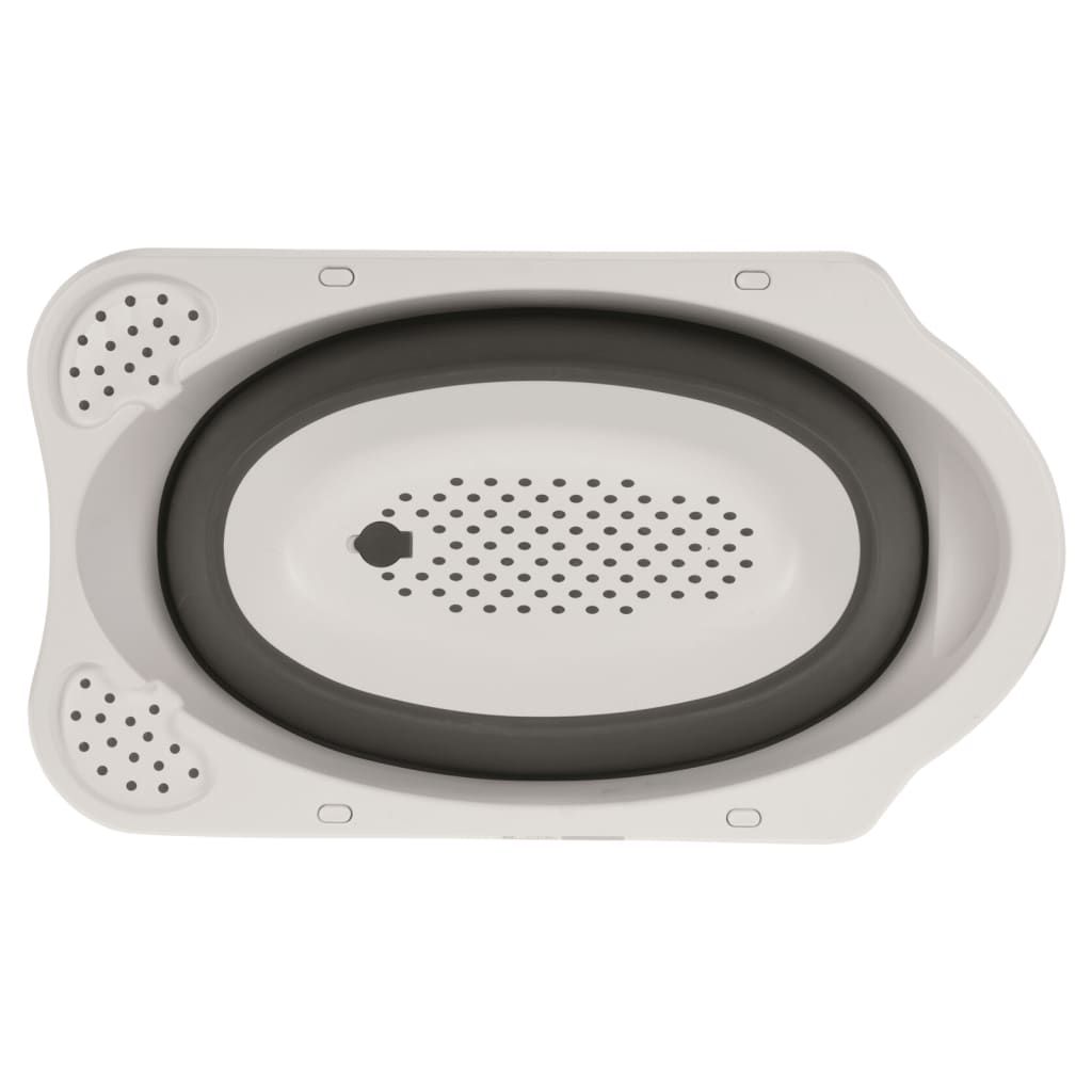 Bathroom Solutions Baby-Badewanne Faltbar Weiß und Grau - Yekta