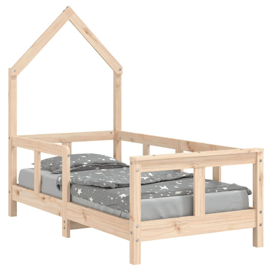 Kinderbett Massivholz Kiefer 70x140 cm bis 90x200 cm - Yekta