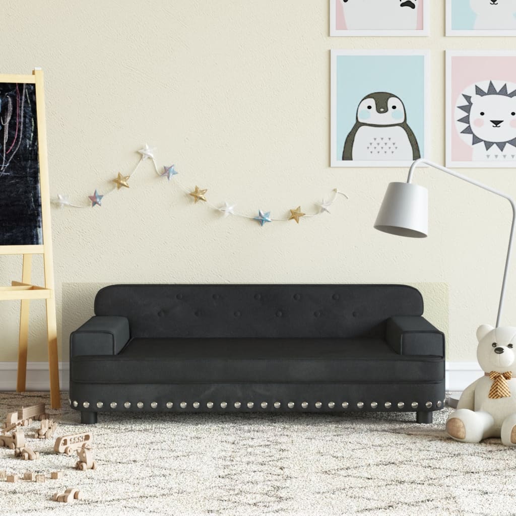 Kindersofa Samt und Stoff in verschiedenen Größen und Farben