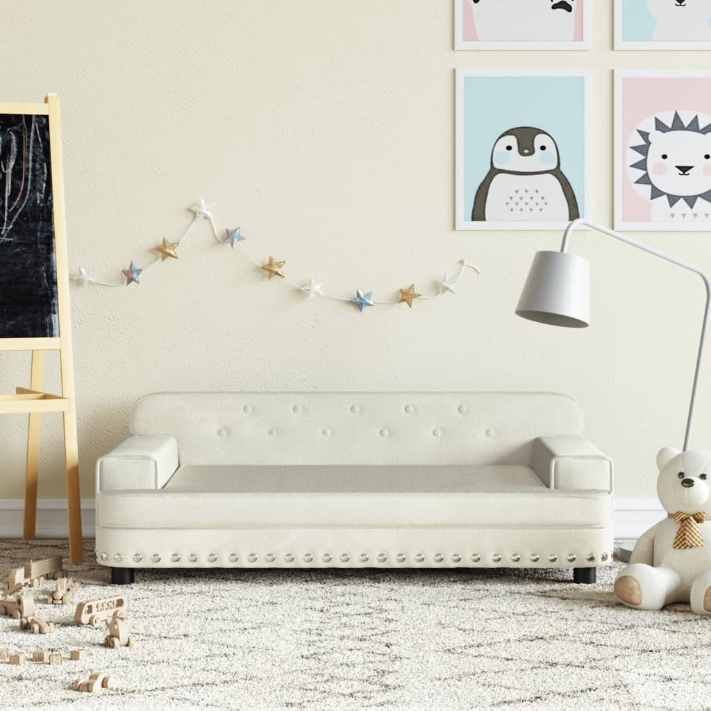 Kindersofa Samt und Stoff in verschiedenen Größen und Farben