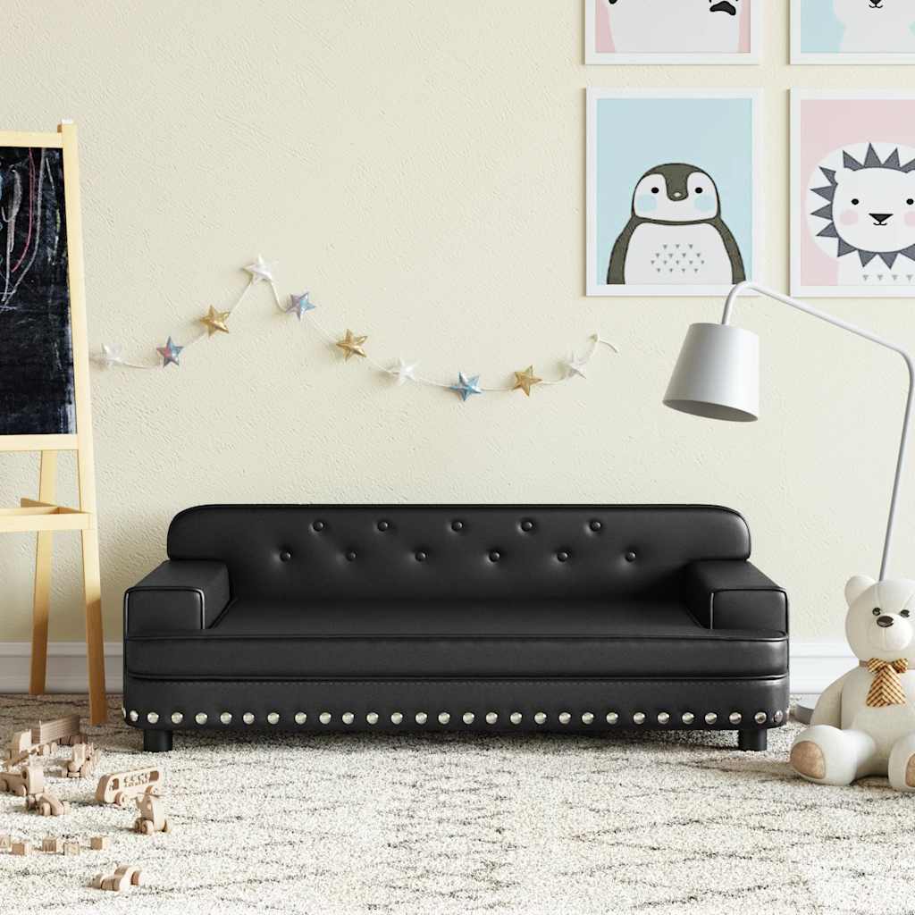Kindersofa Kunstleder in verschiedenen Größen und Farben - Yekta