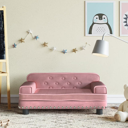 Kindersofa Samt und Stoff in verschiedenen Größen und Farben