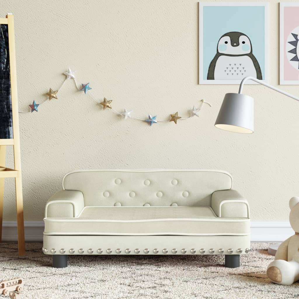 Kindersofa Samt und Stoff in verschiedenen Größen und Farben