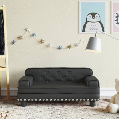 Kindersofa Kunstleder in verschiedenen Größen und Farben - Yekta