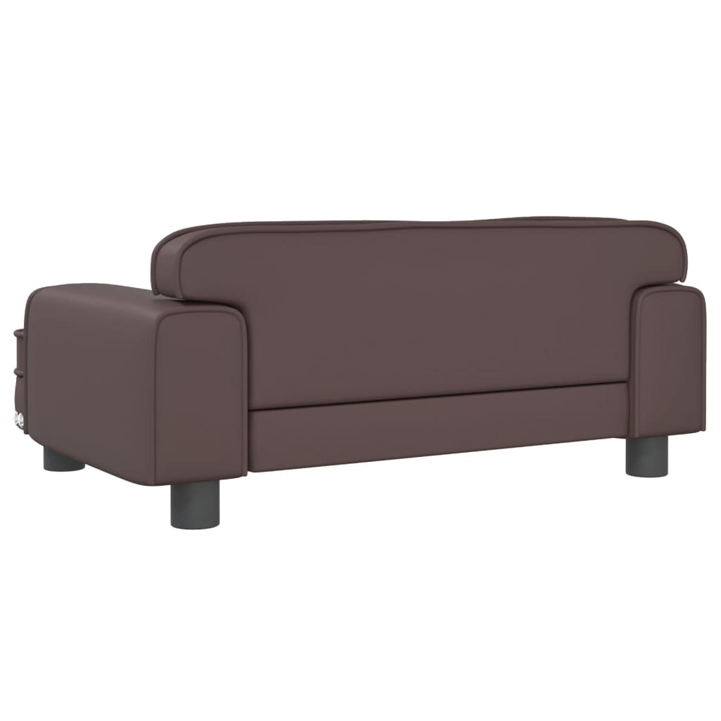 Kindersofa Kunstleder in verschiedenen Größen und Farben - Yekta