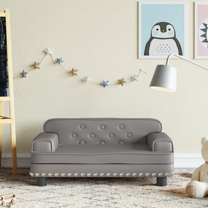 Kindersofa Kunstleder in verschiedenen Größen und Farben - Yekta