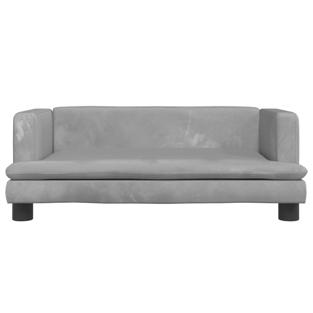 Kindersofa Samt 60x40x30 cm und 80x45x30 cm - Yekta