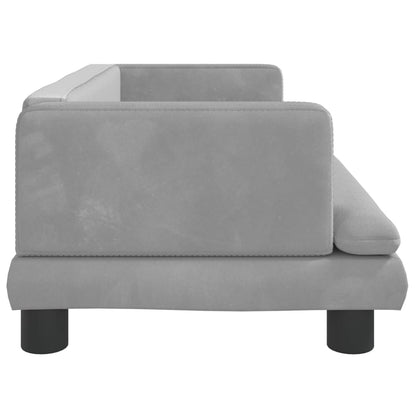 Kindersofa Samt 60x40x30 cm und 80x45x30 cm - Yekta