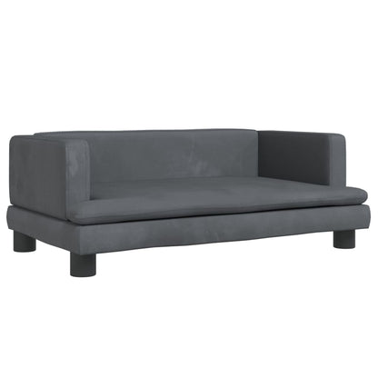 Kindersofa Samt 60x40x30 cm und 80x45x30 cm - Yekta