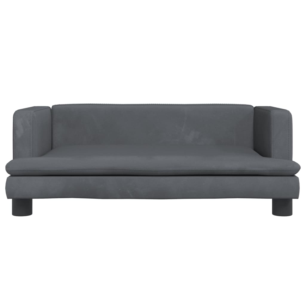 Kindersofa Samt 60x40x30 cm und 80x45x30 cm - Yekta