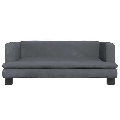 Kindersofa Samt 60x40x30 cm und 80x45x30 cm - Yekta