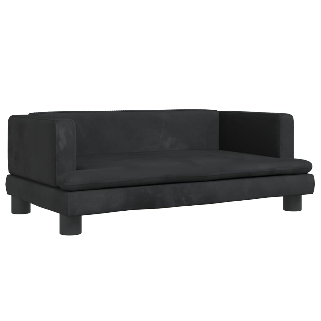 Kindersofa Samt 60x40x30 cm und 80x45x30 cm - Yekta
