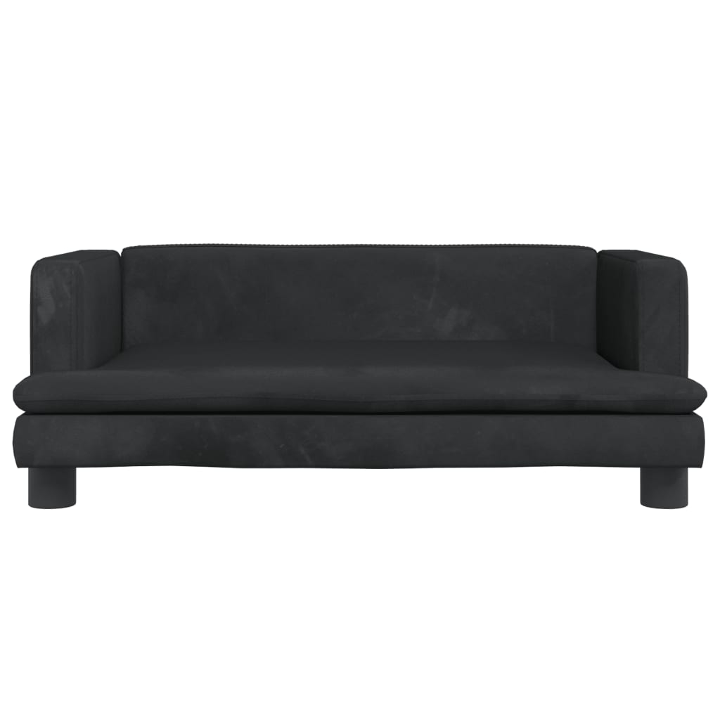 Kindersofa Samt 60x40x30 cm und 80x45x30 cm - Yekta