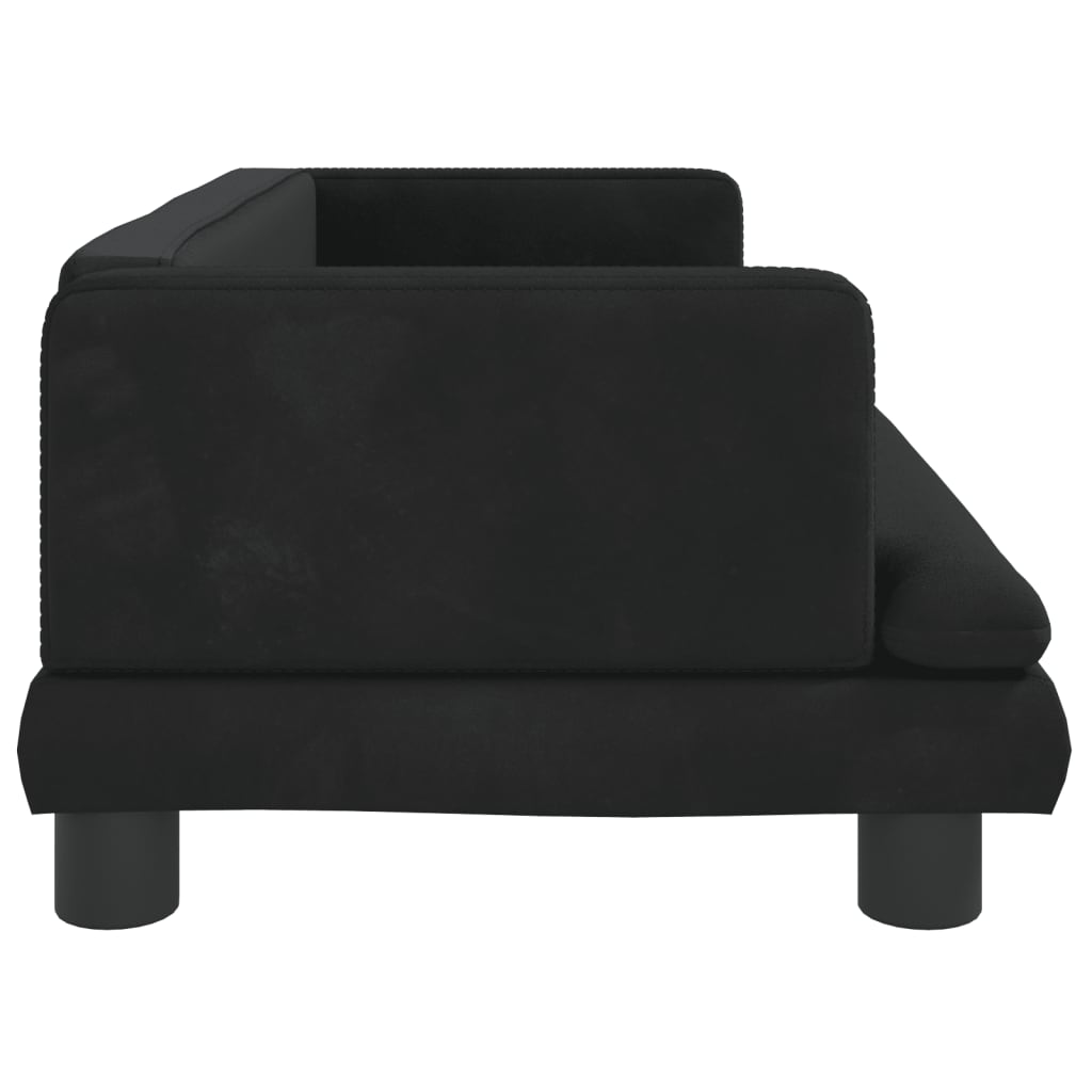Kindersofa Samt 60x40x30 cm und 80x45x30 cm - Yekta
