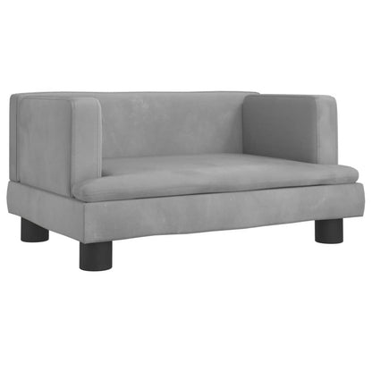 Kindersofa Samt 60x40x30 cm und 80x45x30 cm - Yekta