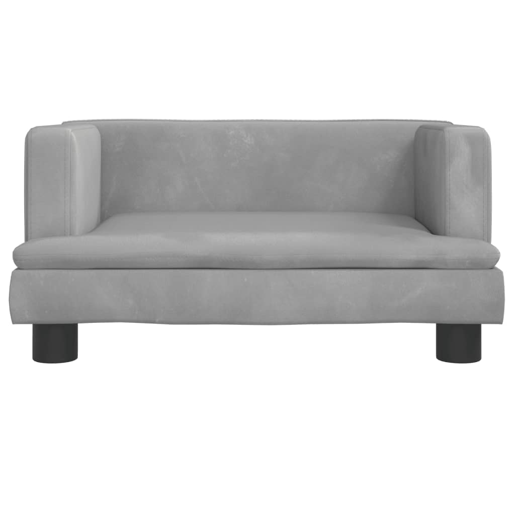 Kindersofa Samt 60x40x30 cm und 80x45x30 cm - Yekta