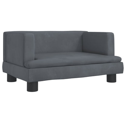 Kindersofa Samt 60x40x30 cm und 80x45x30 cm - Yekta