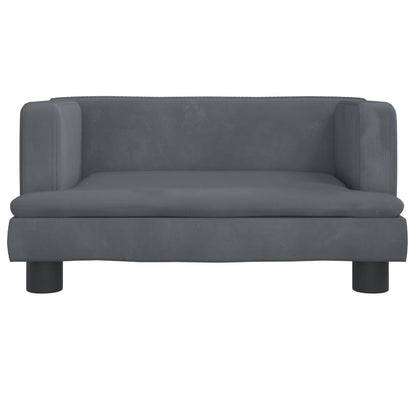 Kindersofa Samt 60x40x30 cm und 80x45x30 cm - Yekta