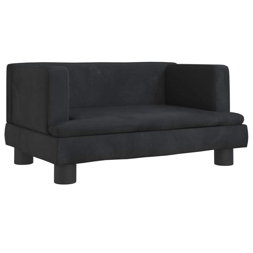 Kindersofa Samt 60x40x30 cm und 80x45x30 cm - Yekta