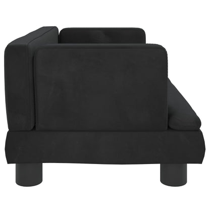 Kindersofa Samt 60x40x30 cm und 80x45x30 cm - Yekta