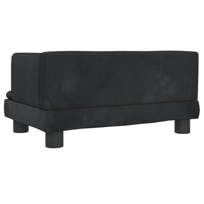 Kindersofa Samt 60x40x30 cm und 80x45x30 cm - Yekta