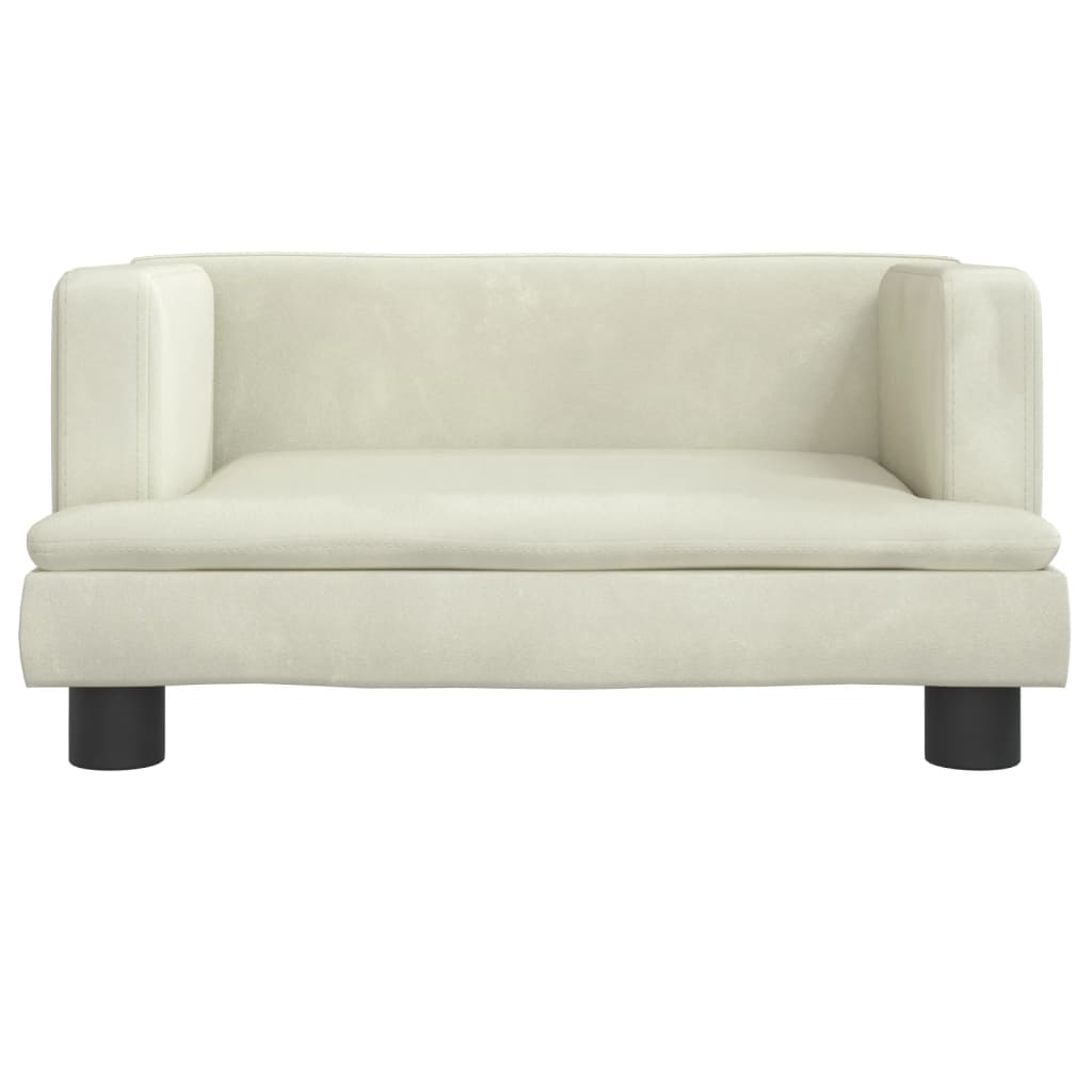Kindersofa Samt 60x40x30 cm und 80x45x30 cm - Yekta