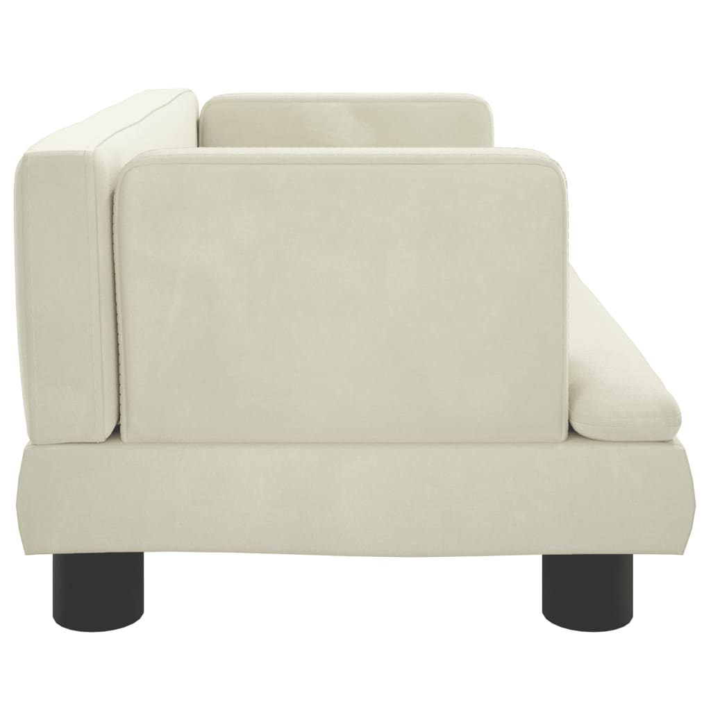 Kindersofa Samt 60x40x30 cm und 80x45x30 cm - Yekta