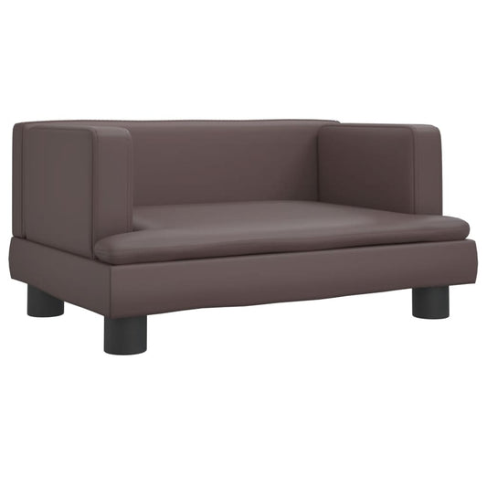 Kindersofa Kunstleder 60x40x30 cm und 80x45x30 cm - Yekta