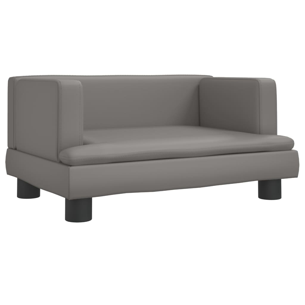 Kindersofa Kunstleder 60x40x30 cm und 80x45x30 cm - Yekta
