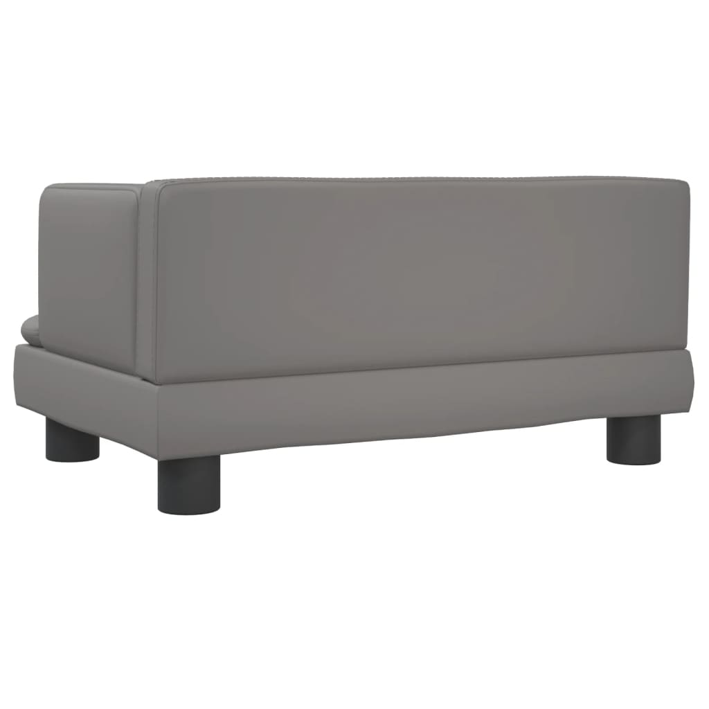 Kindersofa Kunstleder 60x40x30 cm und 80x45x30 cm - Yekta