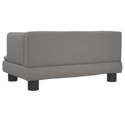 Kindersofa Kunstleder 60x40x30 cm und 80x45x30 cm - Yekta