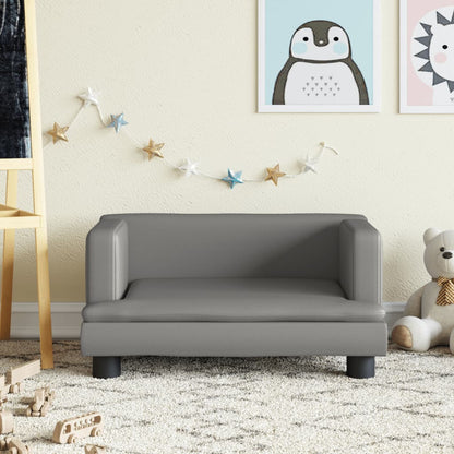 Kindersofa Kunstleder 60x40x30 cm und 80x45x30 cm - Yekta