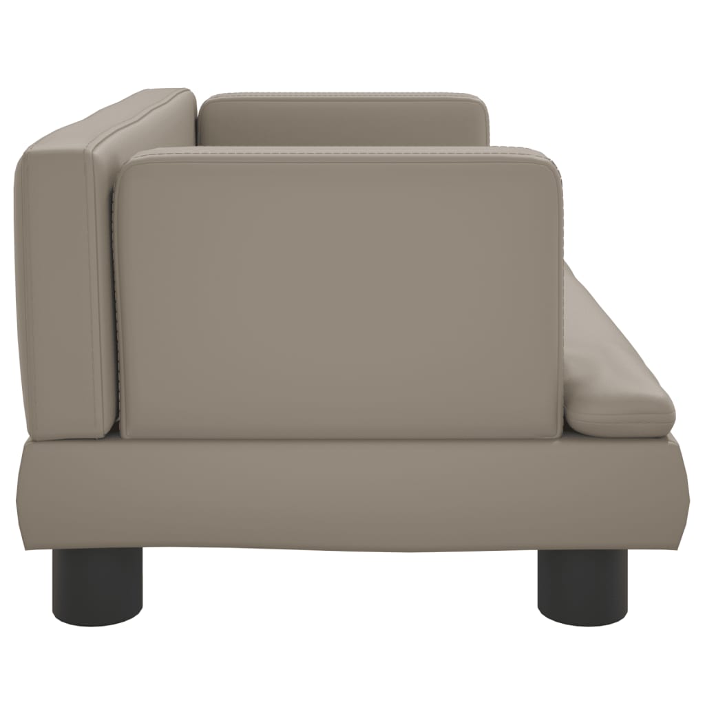 Kindersofa Kunstleder 60x40x30 cm und 80x45x30 cm - Yekta
