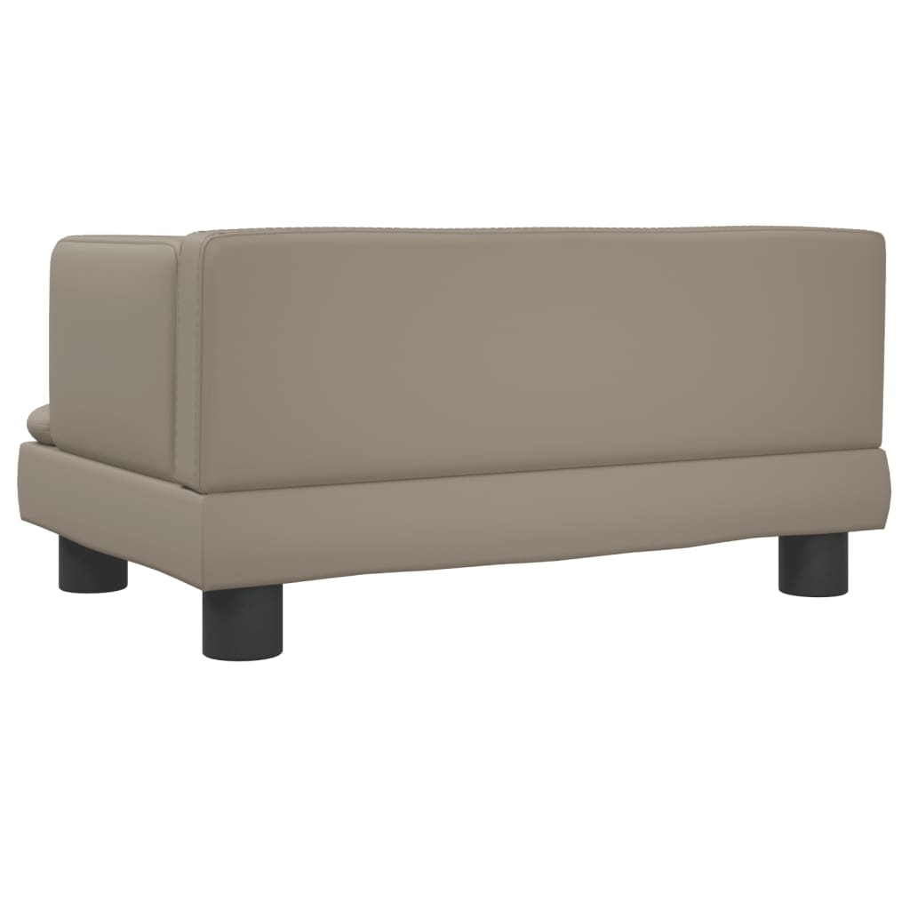 Kindersofa Kunstleder 60x40x30 cm und 80x45x30 cm - Yekta