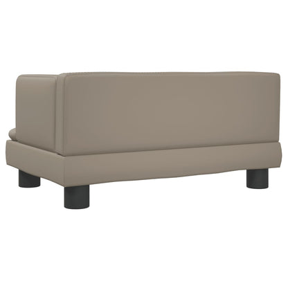 Kindersofa Kunstleder 60x40x30 cm und 80x45x30 cm - Yekta