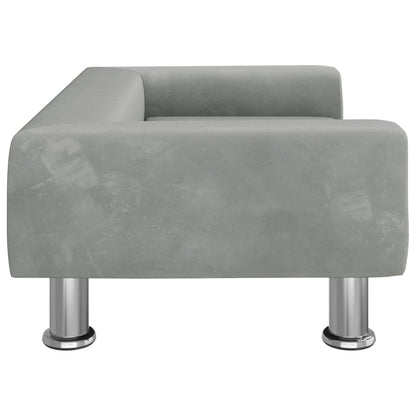 Kindersofa Samt 50x40x26,5 cm und 70x45x26,5 cm in verschiedenen Farben - Yekta