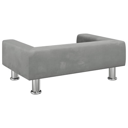 Kindersofa Samt 50x40x26,5 cm und 70x45x26,5 cm in verschiedenen Farben - Yekta