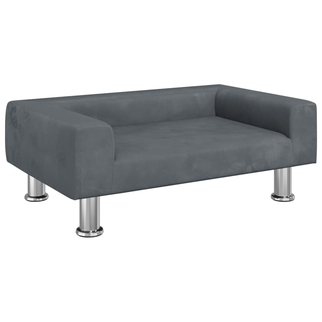 Kindersofa Samt 50x40x26,5 cm und 70x45x26,5 cm in verschiedenen Farben - Yekta