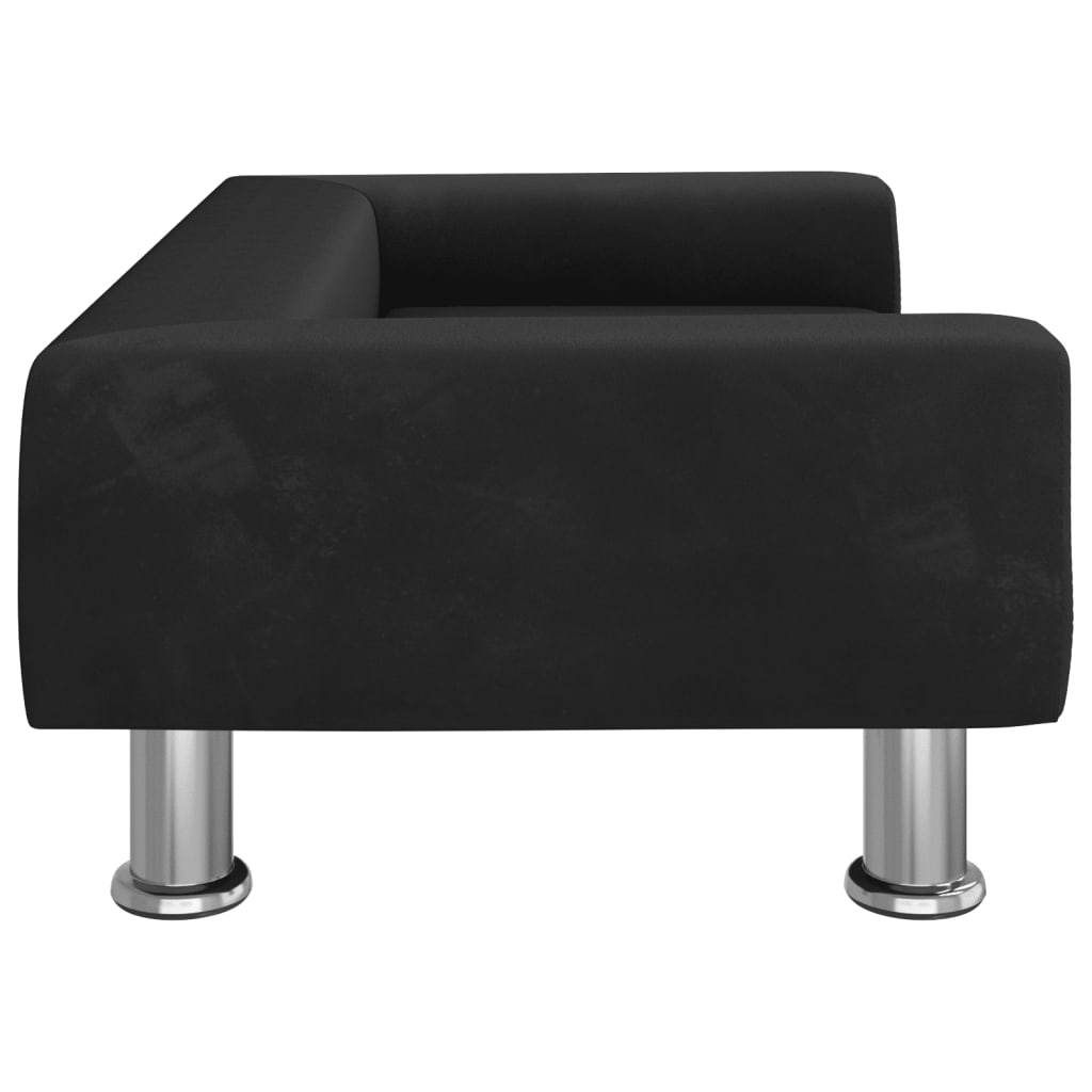 Kindersofa Samt 50x40x26,5 cm und 70x45x26,5 cm in verschiedenen Farben - Yekta
