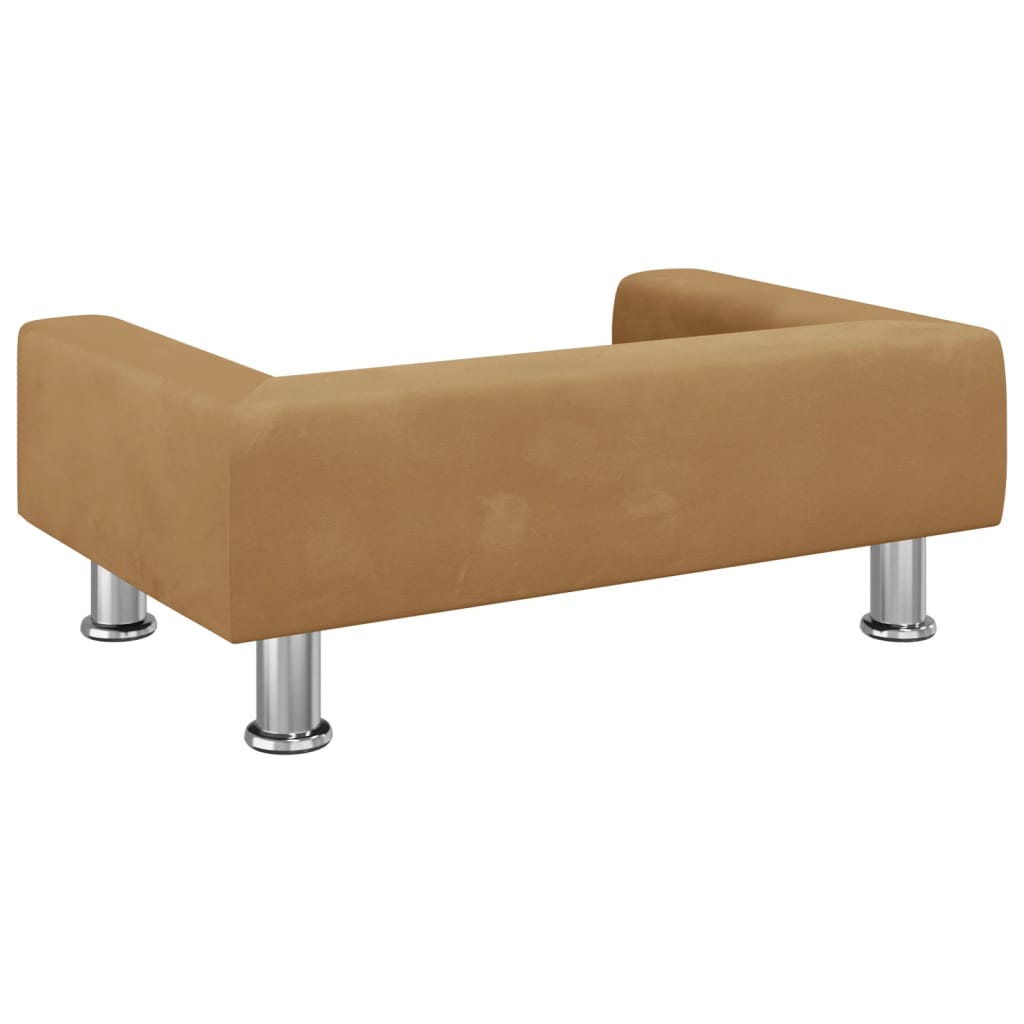 Kindersofa Samt 50x40x26,5 cm und 70x45x26,5 cm in verschiedenen Farben - Yekta