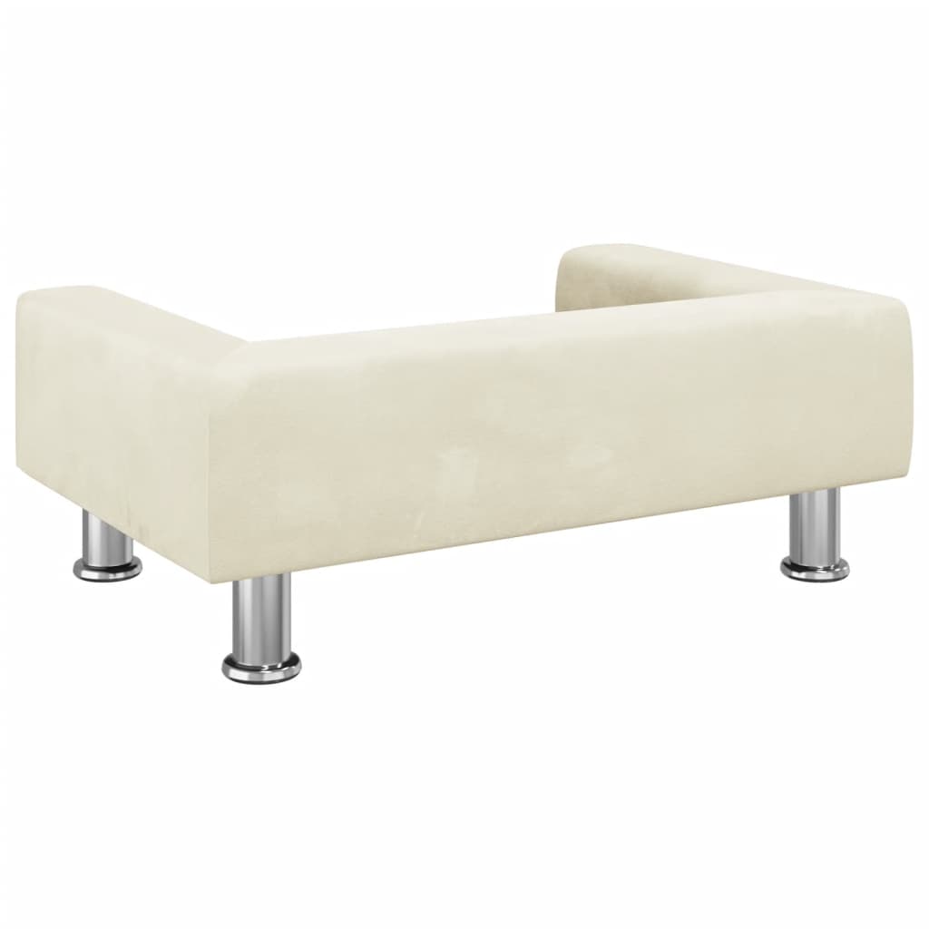 Kindersofa Samt 50x40x26,5 cm und 70x45x26,5 cm in verschiedenen Farben - Yekta