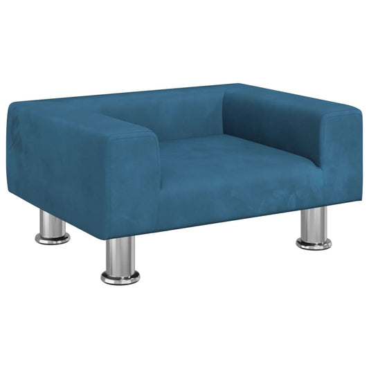 Kindersofa Samt 50x40x26,5 cm und 70x45x26,5 cm in verschiedenen Farben - Yekta