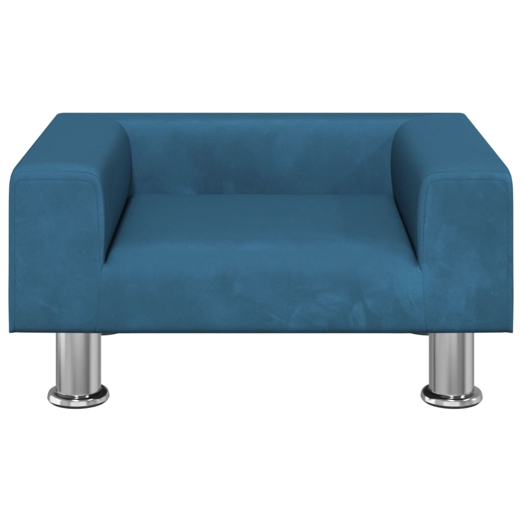 Kindersofa Samt 50x40x26,5 cm und 70x45x26,5 cm in verschiedenen Farben - Yekta