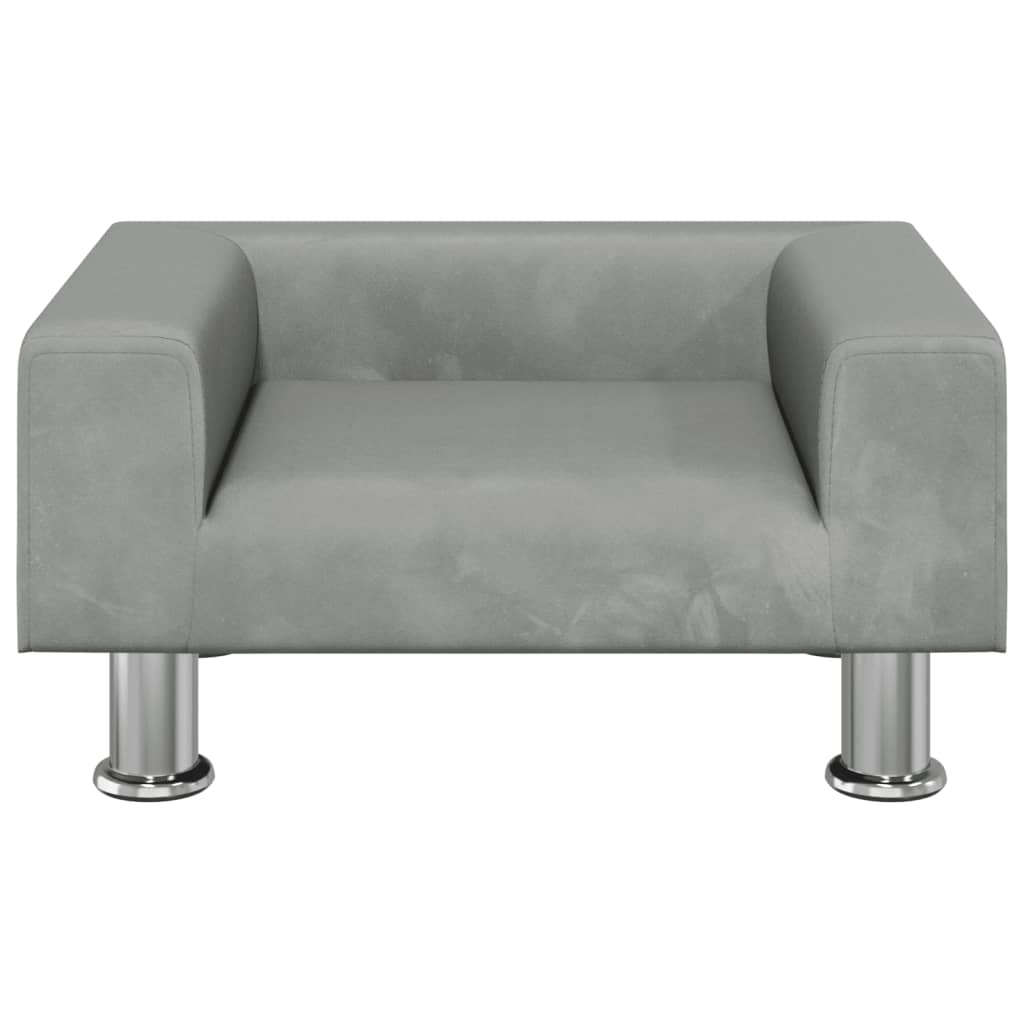 Kindersofa Samt 50x40x26,5 cm und 70x45x26,5 cm in verschiedenen Farben - Yekta