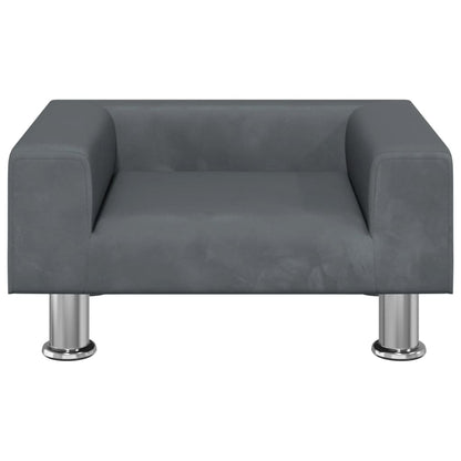 Kindersofa Samt 50x40x26,5 cm und 70x45x26,5 cm in verschiedenen Farben - Yekta