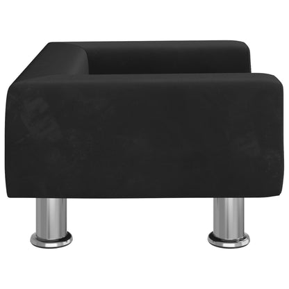 Kindersofa Samt 50x40x26,5 cm und 70x45x26,5 cm in verschiedenen Farben - Yekta
