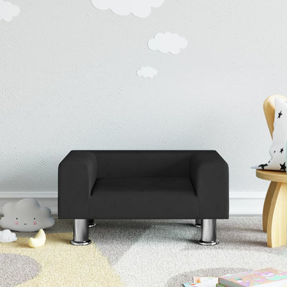 Kindersofa Samt 50x40x26,5 cm und 70x45x26,5 cm in verschiedenen Farben - Yekta