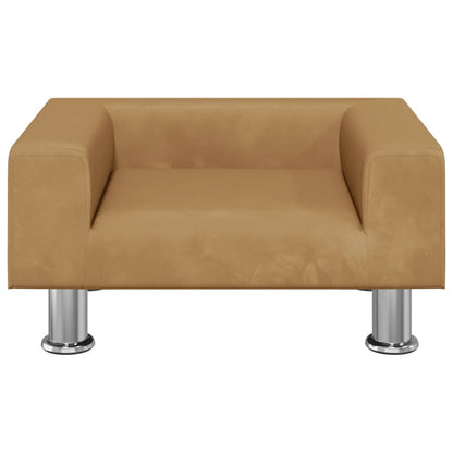 Kindersofa Samt 50x40x26,5 cm und 70x45x26,5 cm in verschiedenen Farben - Yekta
