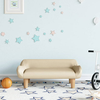 Kindersofa 70x40x24 cm Stoff - Yekta